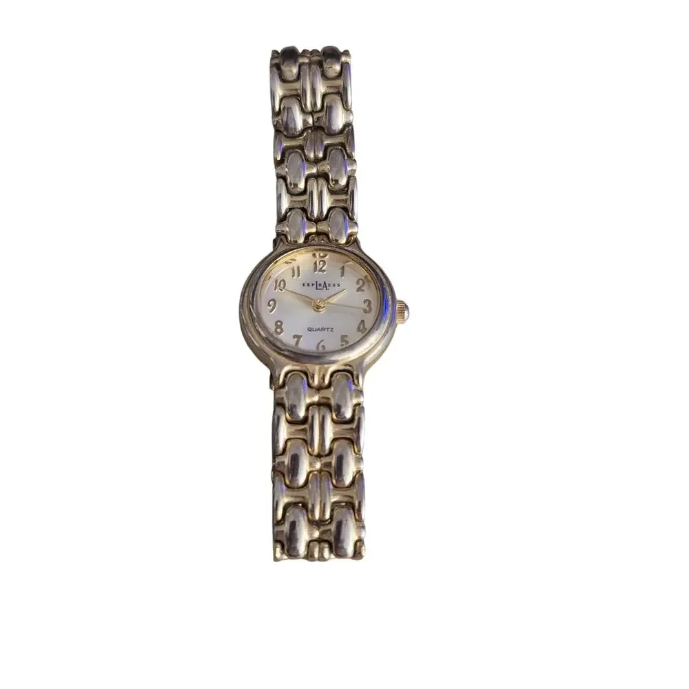 LA Express Womens Watch Vintage Elegant affordable and‎ timeless Matching band